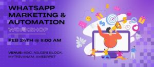 Read more about the article Free Whatsapp Marketing & Automation Workshop [Feb 24th @ 11:00 AM]